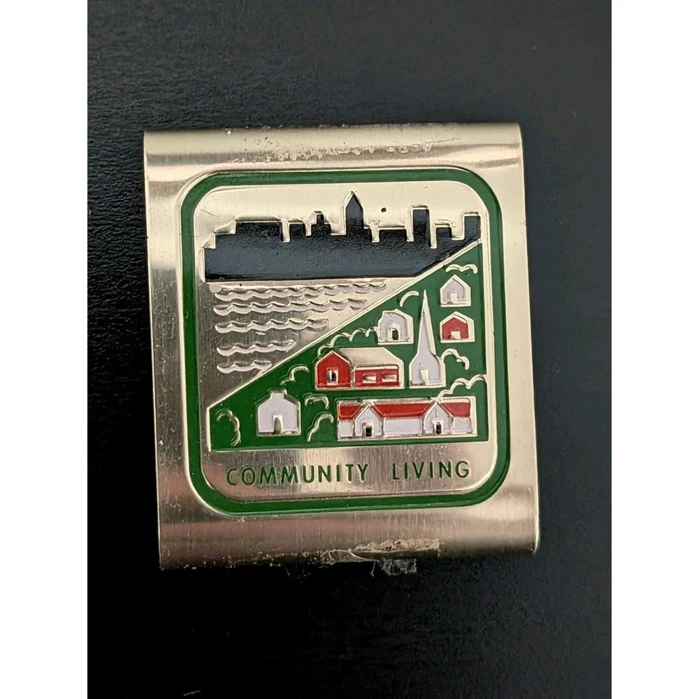 Vintage Boy Scout Belt Loop Community‎ Living Award Metal Medal
